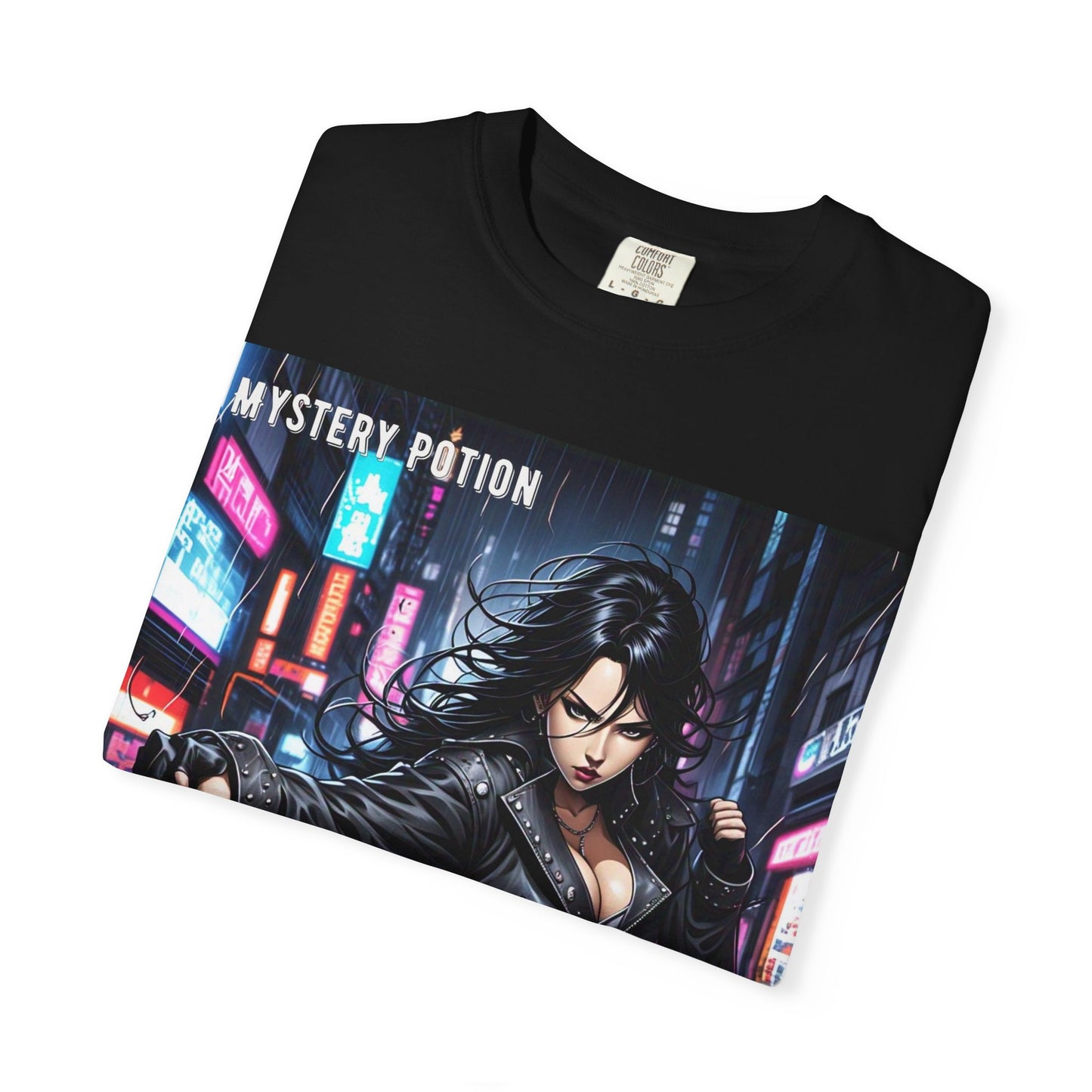 Mystery Potion Art Of Living Graphic T-Shirt, Cool Unisex Tee, Urban Style Apparel, Casual Streetwear, Gift for Gamers, Graphic Tee for Events