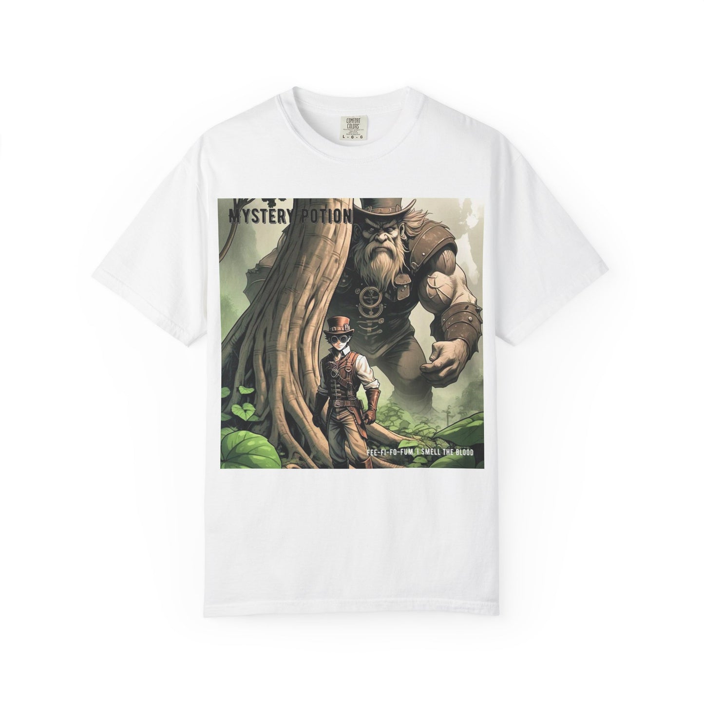 Mystery Potion Adventure T-Shirt, Fantasy Shirt, Unisex Graphic Tee, Gamer Gift, Nature Lover Gift, Cool T-Shirt for Events