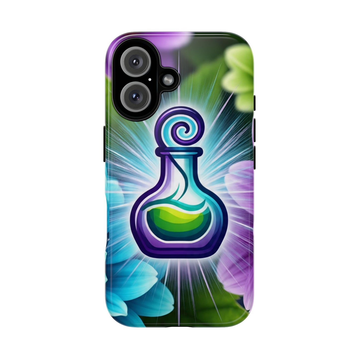 Vibrant Potion Phone Case, Tough Cases for Gamers, Colorful Cell Phone Cover, Unique Gift for Friends, Magical Phone Accessories