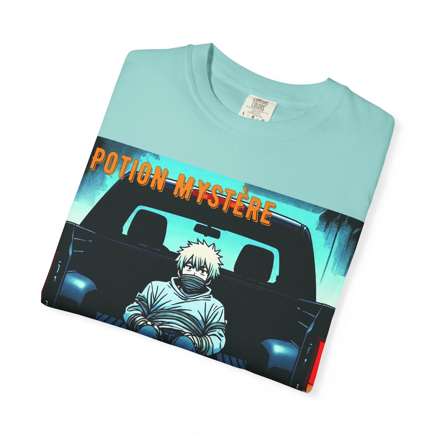 'Politesse Exige' par Potion Mystère, Retro Graphic T-Shirt for Anime Lovers, Casual Wear, Unique Gift, Streetwear, Unisex Tee, Hands and Fee Tied