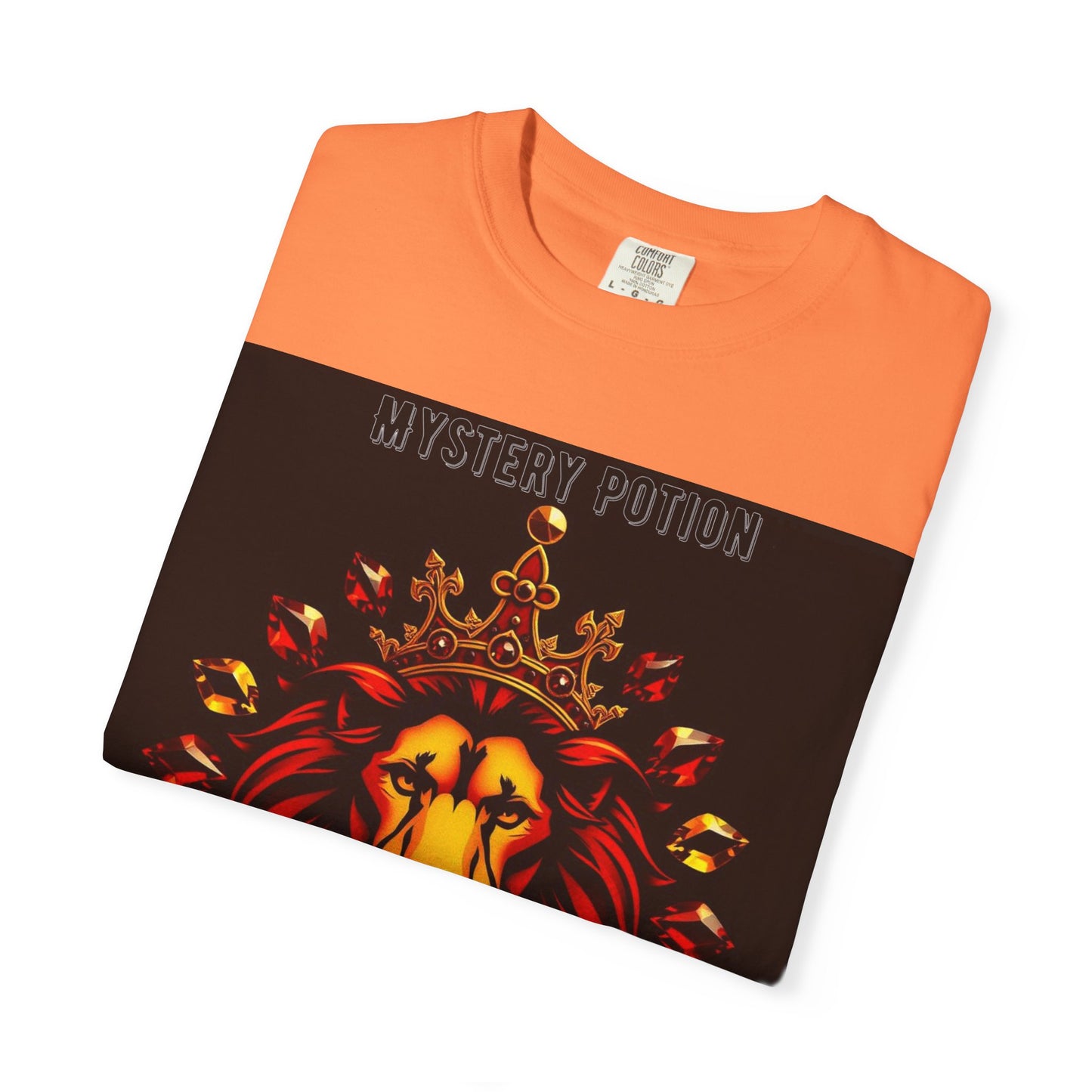 'This Is The Best Song You'll Ever Hear' by Mystery Potion, Bold Graphic Royal Lion T-Shirt, Unisex Tee, Streetwear Style, Gift for Lion Lovers, Perfect for Casual Outings, Unique Clothing