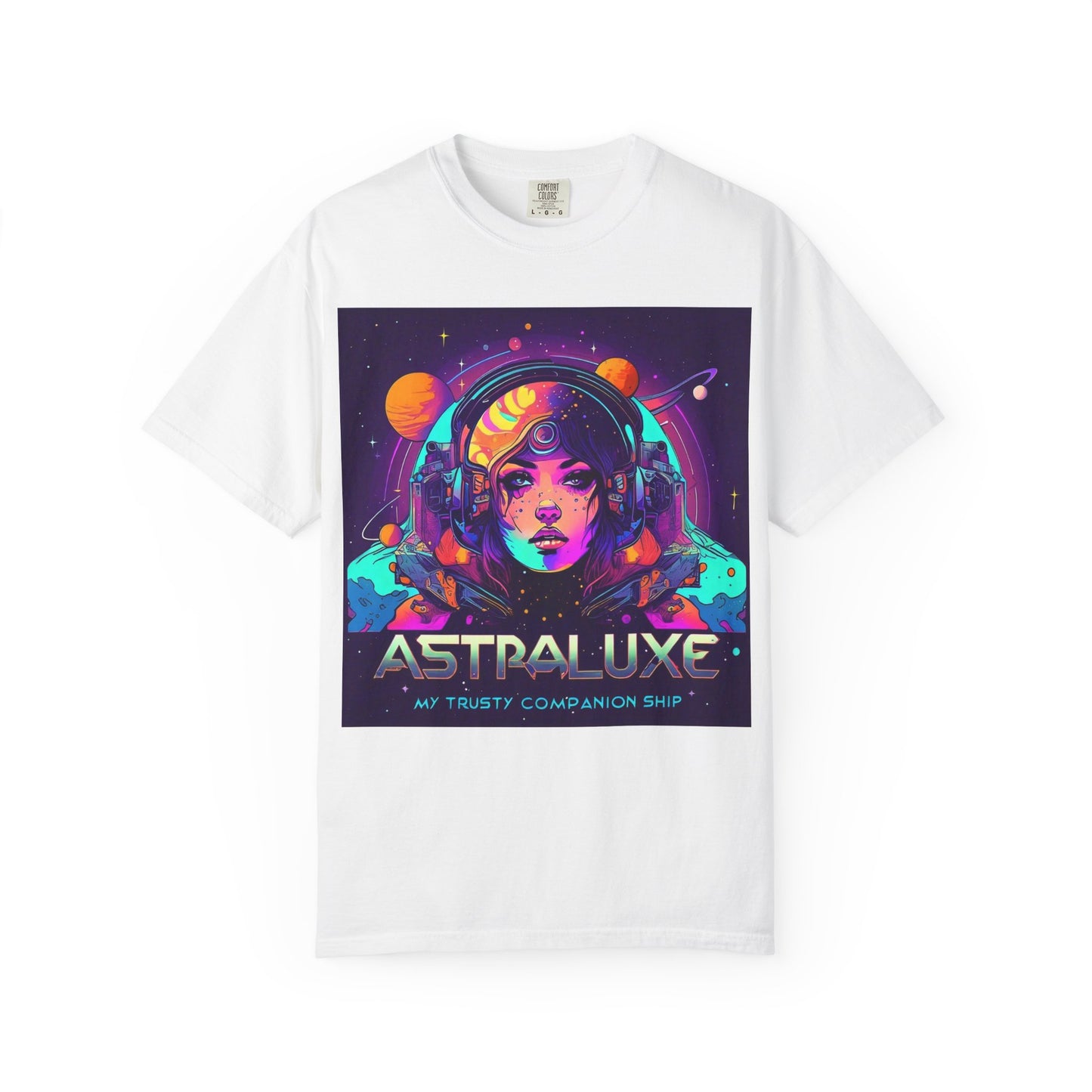 Astraluxe Unisex T-Shirt, Space Theme Tee, Gifts for Sci-Fi Lovers, Cosplay Costume, Festival Wear, Vintage Graphic Top