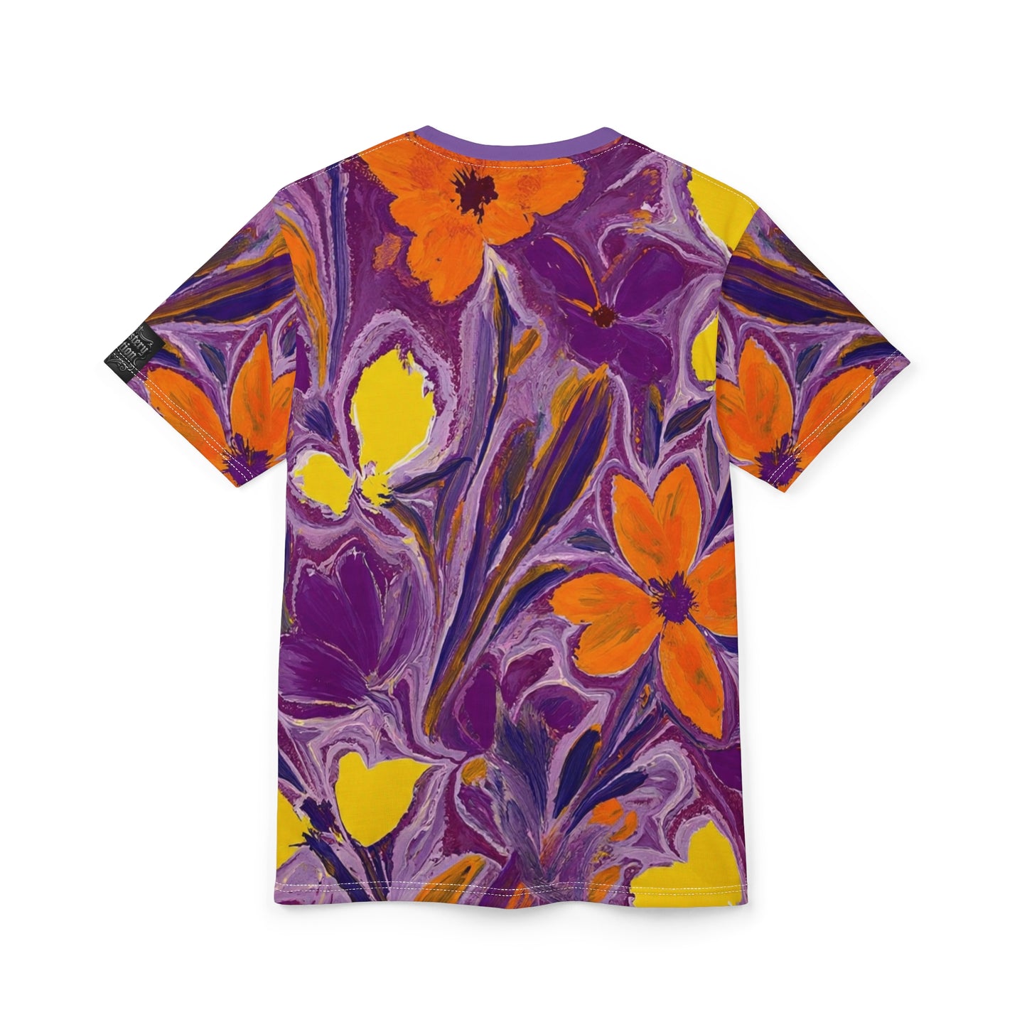 Floral Art Unisex Tee, Vibrant Colorful Shirt, AOP T-Shirt, Summer Fashion, Gift for Her, Casual Wear