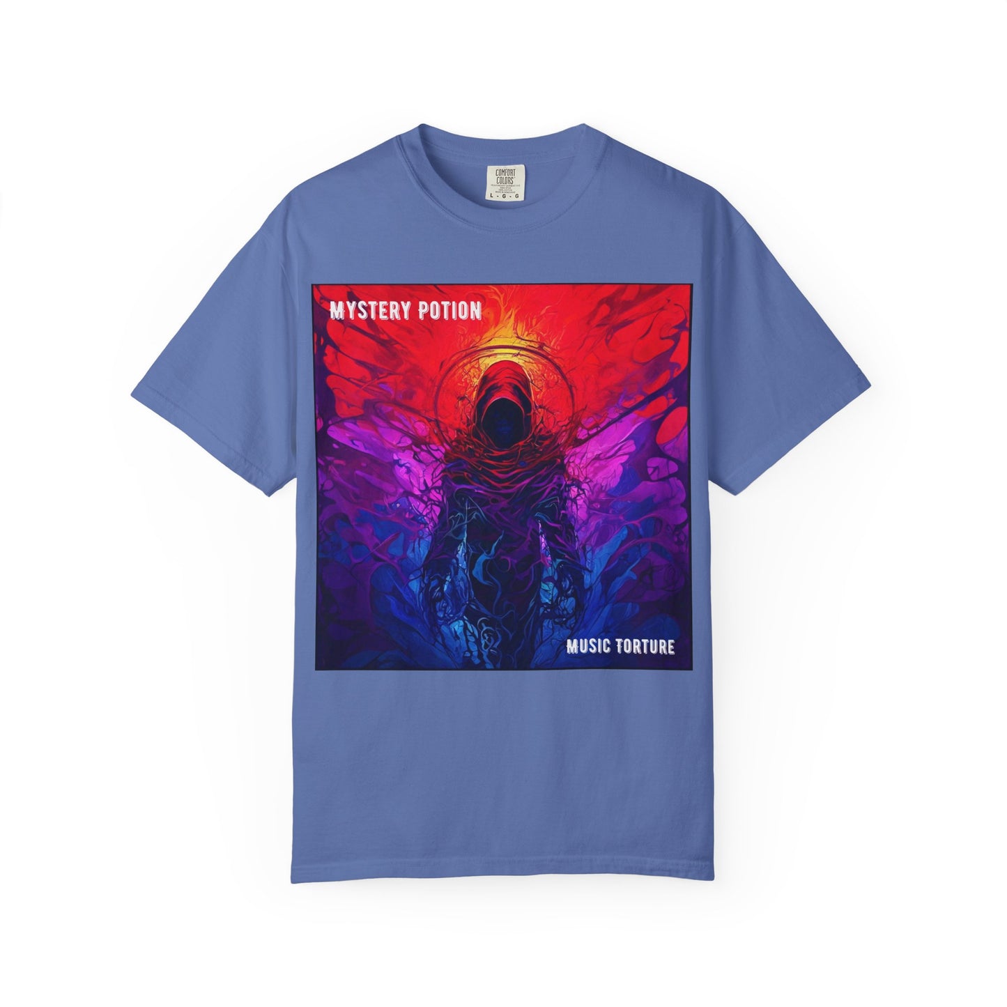 'Music Torture' by Mystery Potion Unisex Garment-Dyed T-shirt, Music Torture Tee, Vibrant Graphic Shirt, Cool Casual Wear, Gift for Music Lovers, [...]
