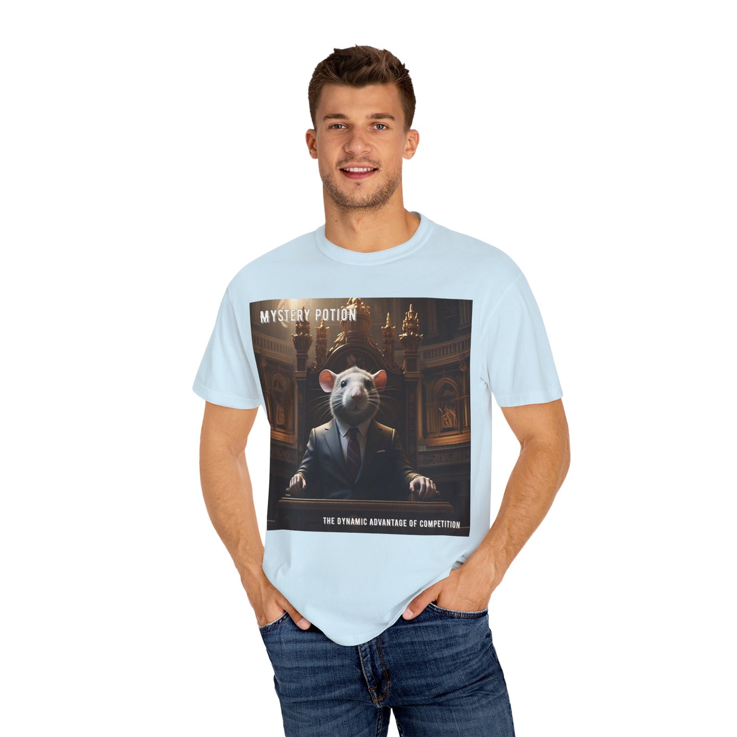 Mystery Potion Funny Unisex T-Shirt, Gift for Animal Lovers, Quirky Tee, Unique Graphic Shirt, Perfect for All Occasions