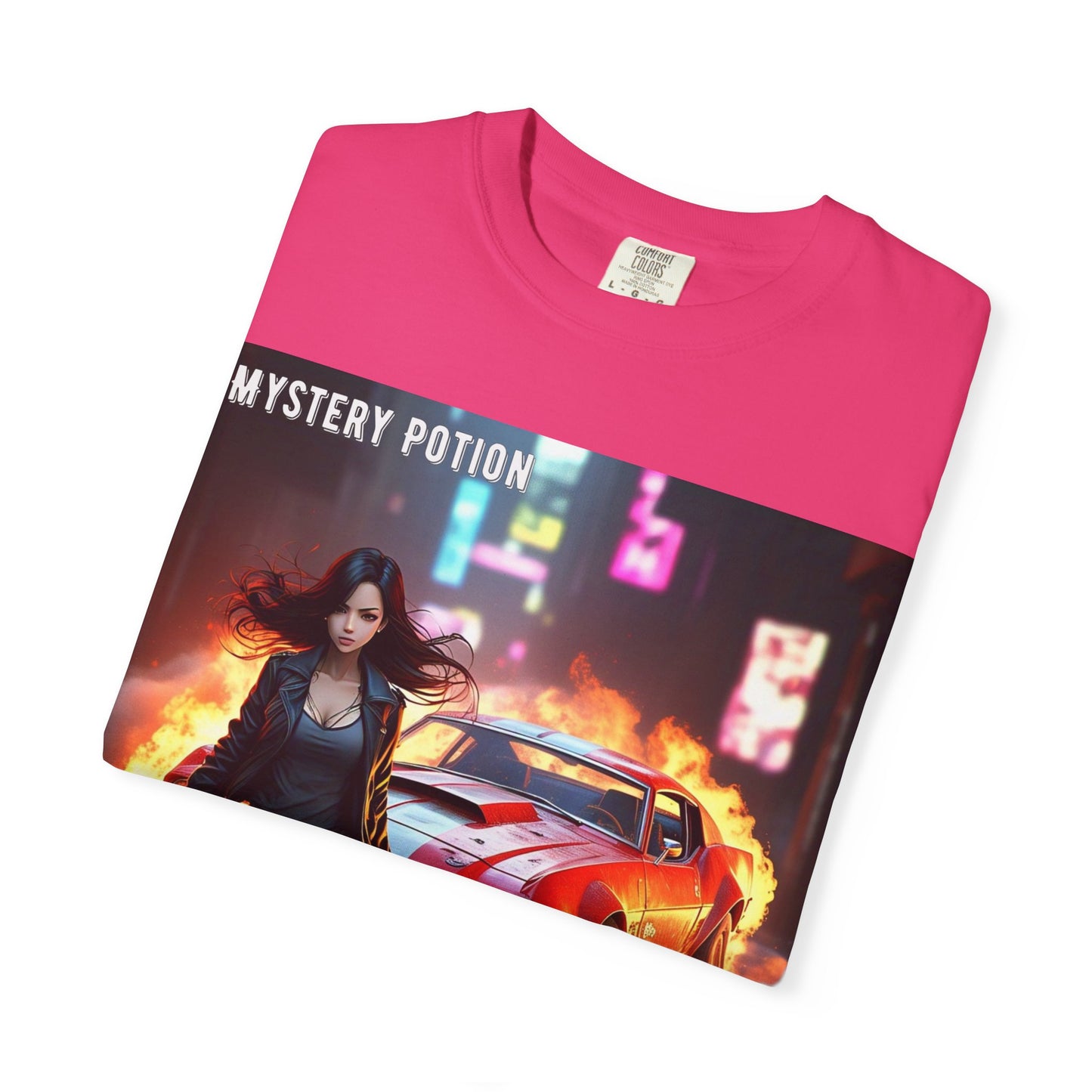 Mystery Potion Graphic Tee, Unisex Cool T-Shirt, Casual Wear, Gift for Gamers, Summer Festival Top