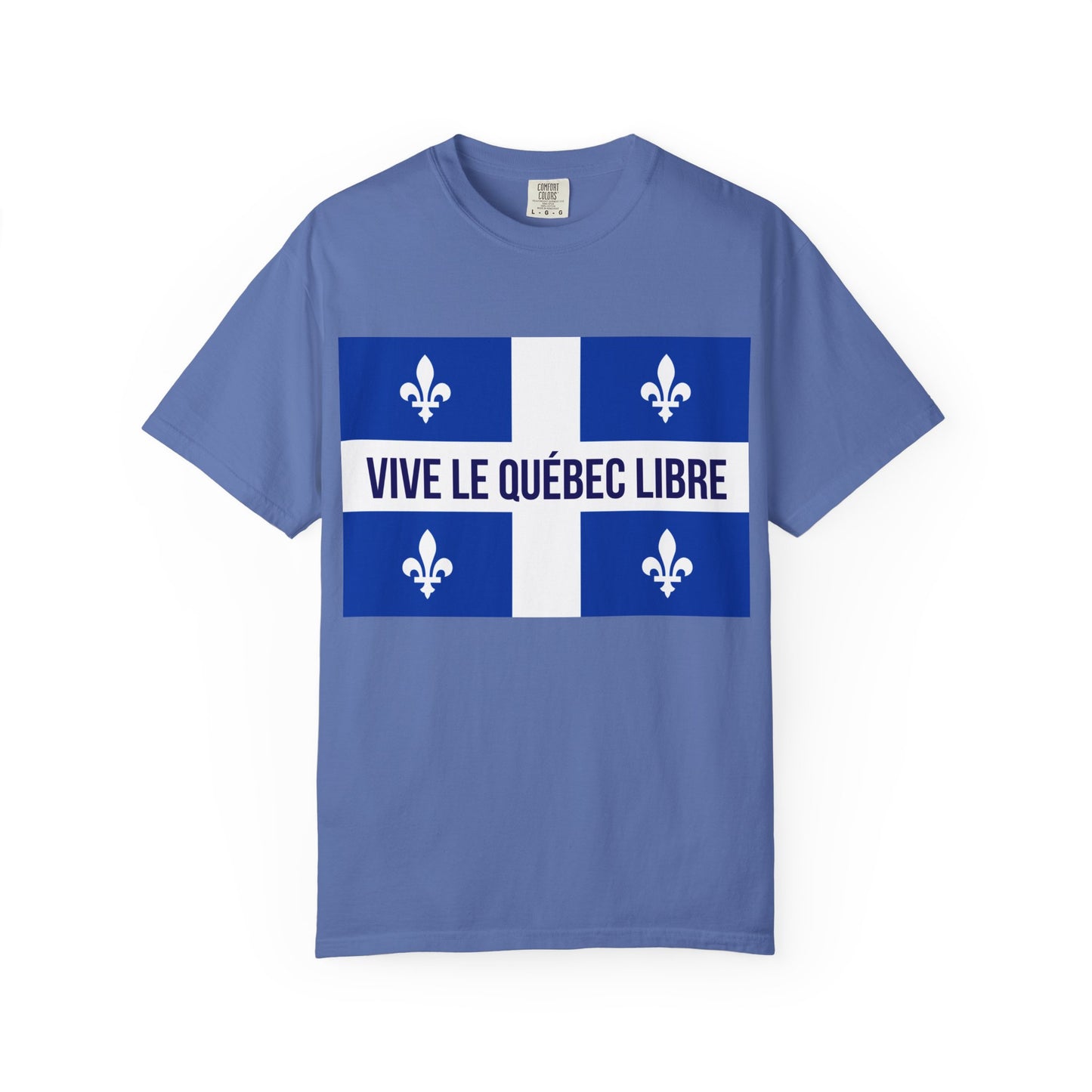 Vive le Québec Libre T-Shirt, Unisex Garment-Dyed Tee for Patriotic Celebrations, Canadian Pride Shirt, Quebec Independence Day [...]
