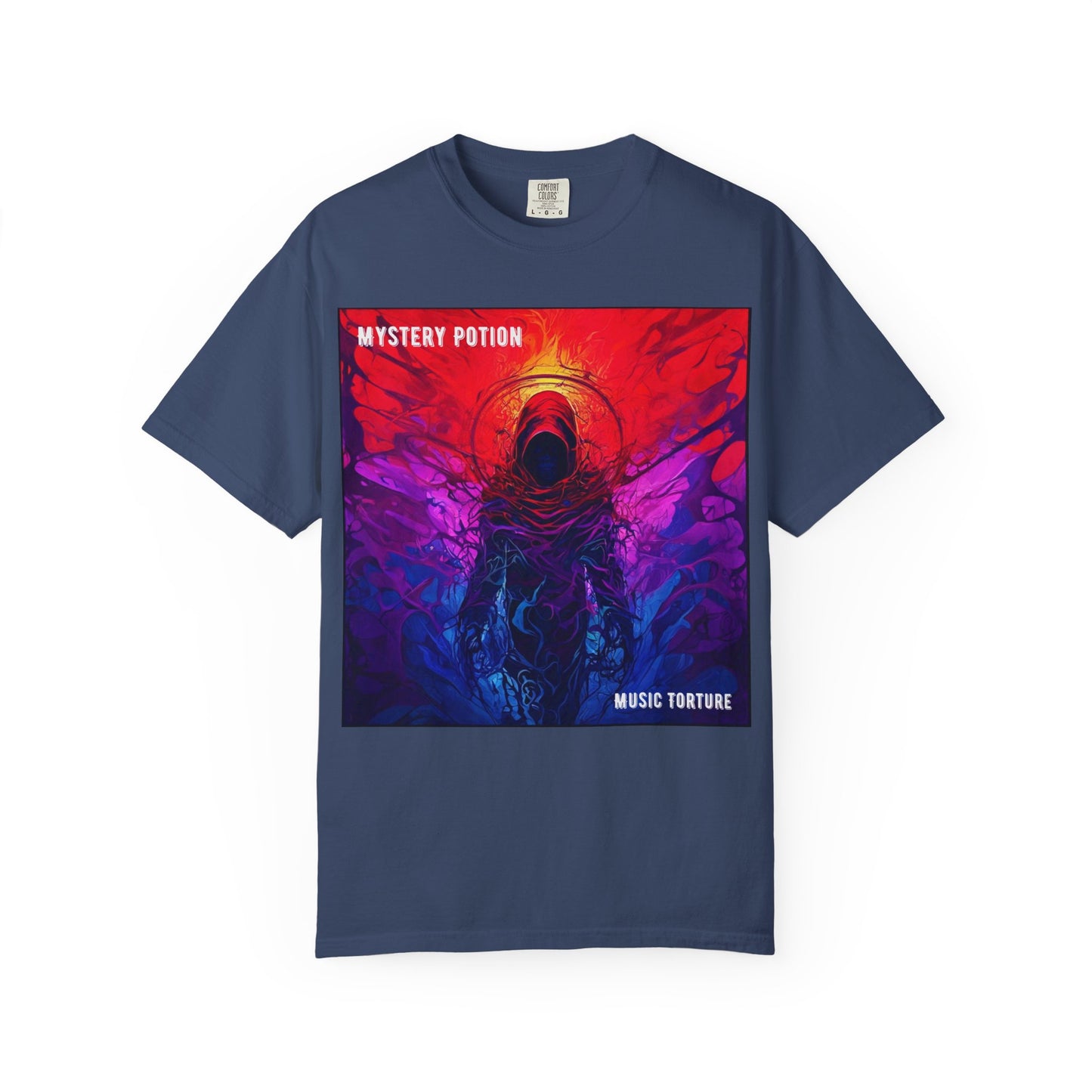 'Music Torture' by Mystery Potion Unisex Garment-Dyed T-shirt, Music Torture Tee, Vibrant Graphic Shirt, Cool Casual Wear, Gift for Music Lovers, [...]