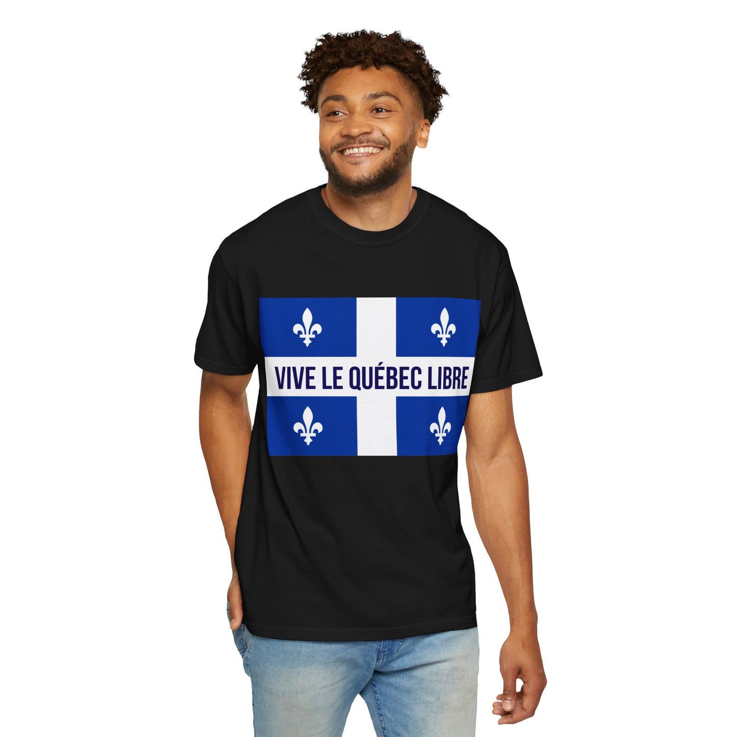 Vive le Québec Libre T-Shirt, Unisex Garment-Dyed Tee for Patriotic Celebrations, Canadian Pride Shirt, Quebec Independence Day [...]