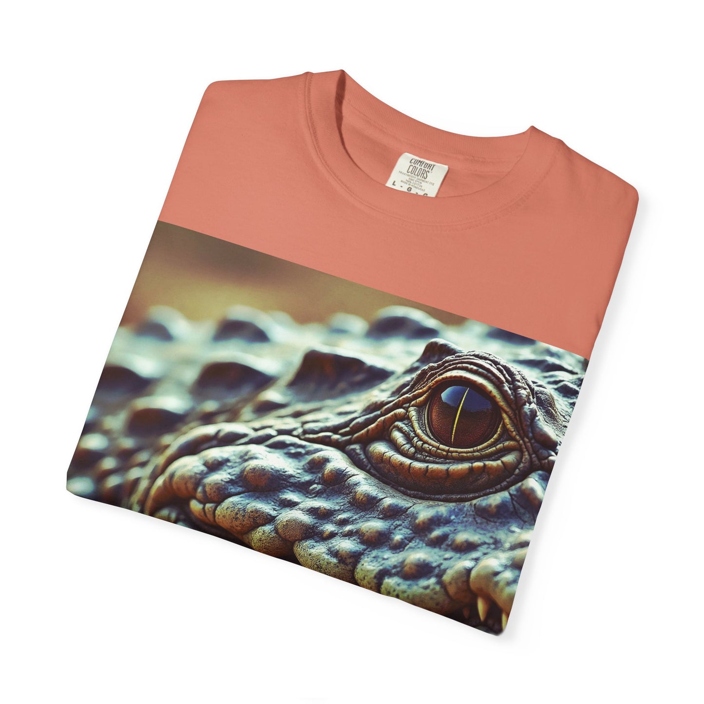 Aligator Unisex Garment-Dyed T-Shirt with Lizard Design, Cool Animal Tee for Nature Lovers, Gift for Her, Him, Birthday, Outdoor Enthusiasts