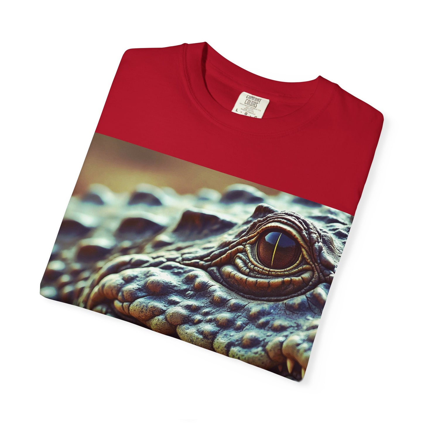 Aligator Unisex Garment-Dyed T-Shirt with Lizard Design, Cool Animal Tee for Nature Lovers, Gift for Her, Him, Birthday, Outdoor Enthusiasts