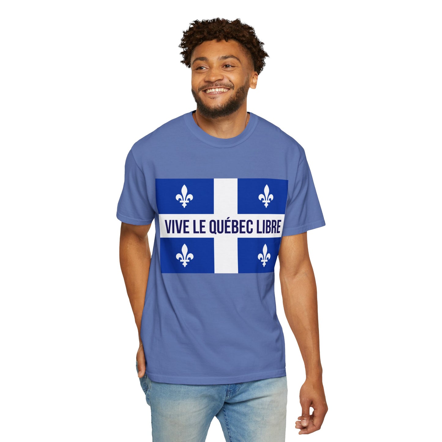 Vive le Québec Libre T-Shirt, Unisex Garment-Dyed Tee for Patriotic Celebrations, Canadian Pride Shirt, Quebec Independence Day [...]