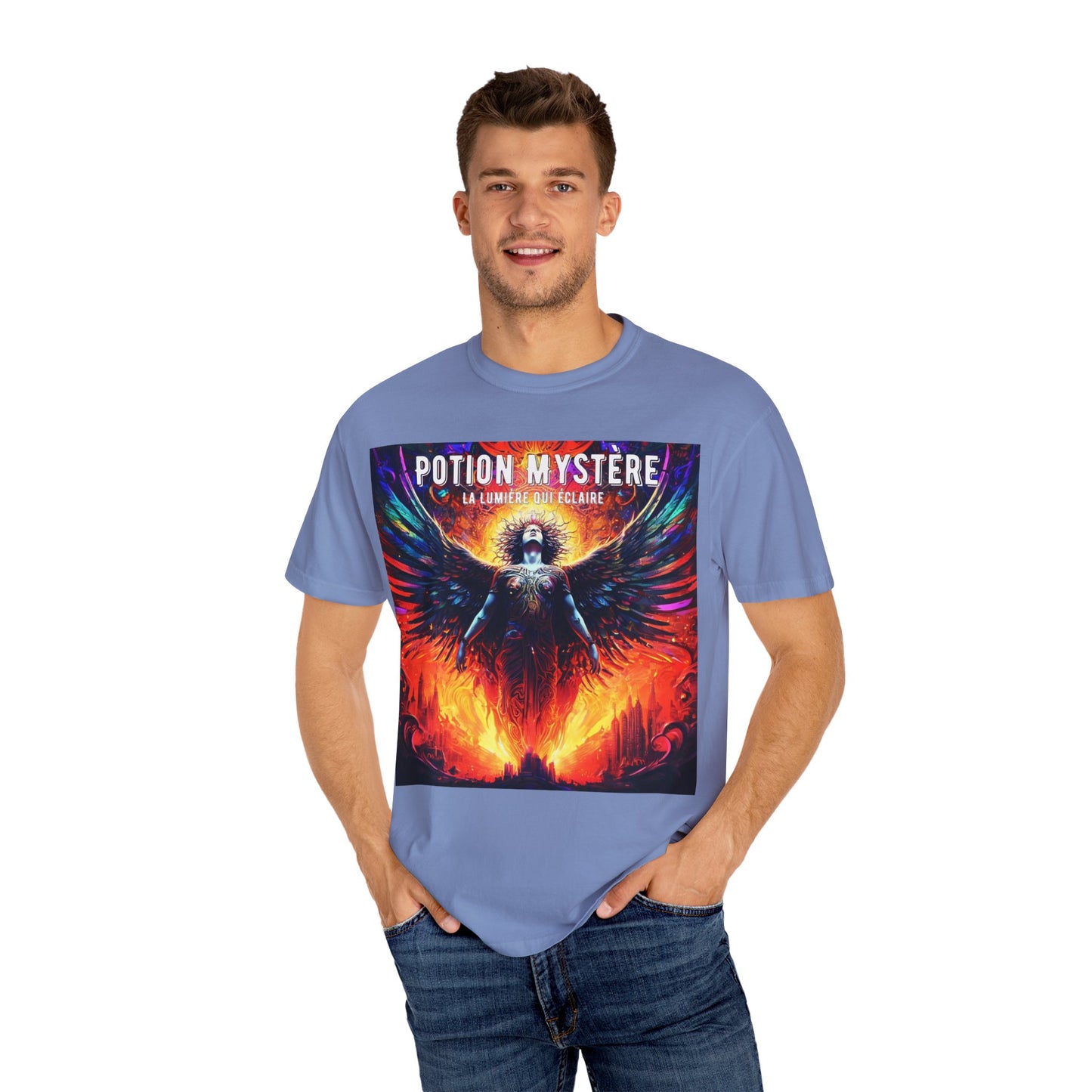 Mystical Graphic Tee - Potion Mystere Unisex T-Shirt, Boho Fashion, Festival Wear, Witchy Style, Gift for Occult Lovers
