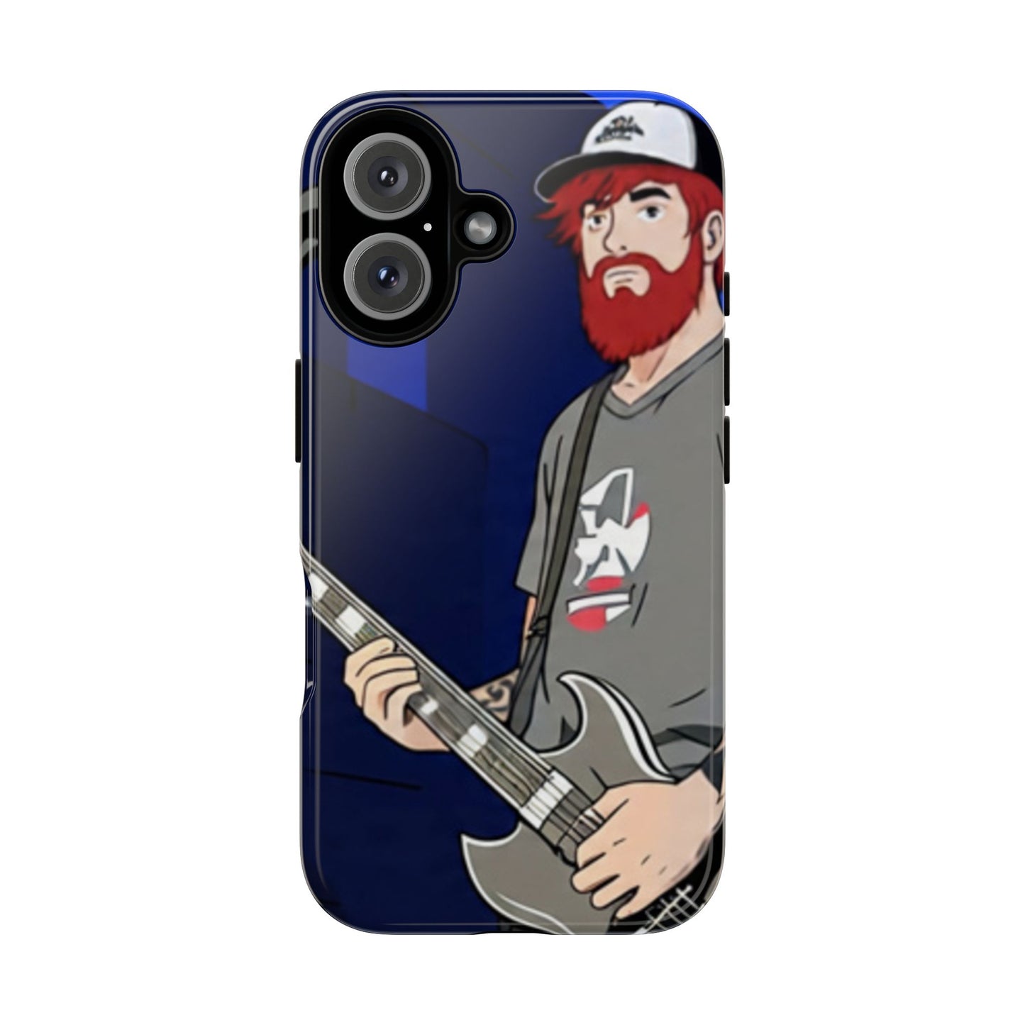 Guitarist Phone Case - Tough Cases for Music Lovers, Rock Bands, Gifts for Musicians, Unique Phone Covers, Personalized Accessories