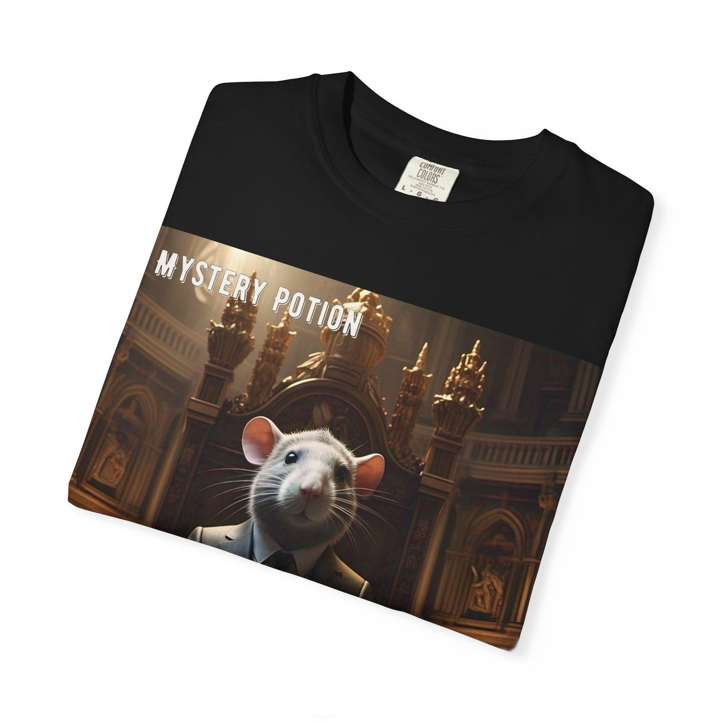 Mystery Potion Funny Unisex T-Shirt, Gift for Animal Lovers, Quirky Tee, Unique Graphic Shirt, Perfect for All Occasions