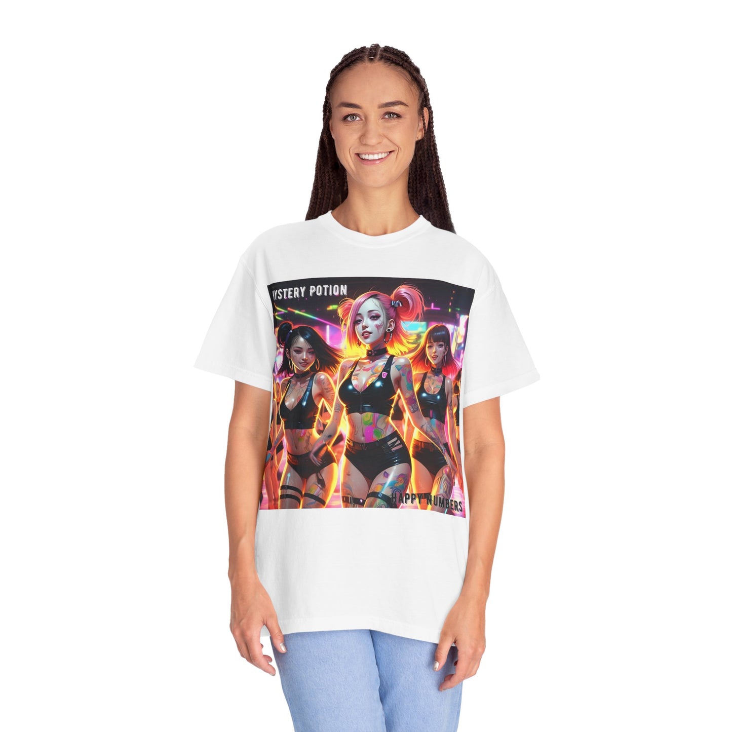 Mystery Potion Unisex T-Shirt, Trendy Graphic Tee for Women, Summer Festival Shirt, Edgy Streetwear, Gifts for Gamers, Cool Casual Wear