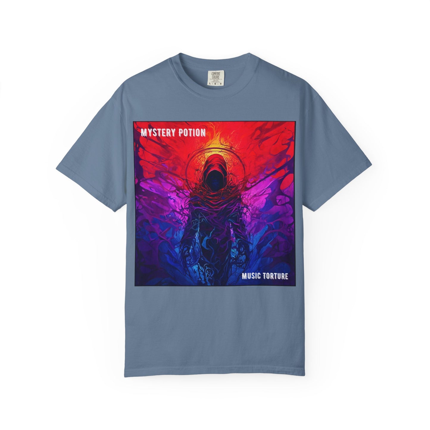 'Music Torture' by Mystery Potion Unisex Garment-Dyed T-shirt, Music Torture Tee, Vibrant Graphic Shirt, Cool Casual Wear, Gift for Music Lovers, [...]