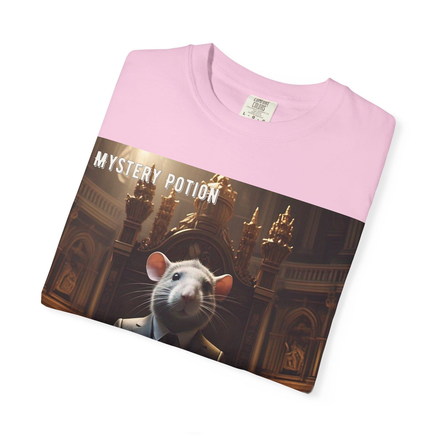 Mystery Potion Funny Unisex T-Shirt, Gift for Animal Lovers, Quirky Tee, Unique Graphic Shirt, Perfect for All Occasions