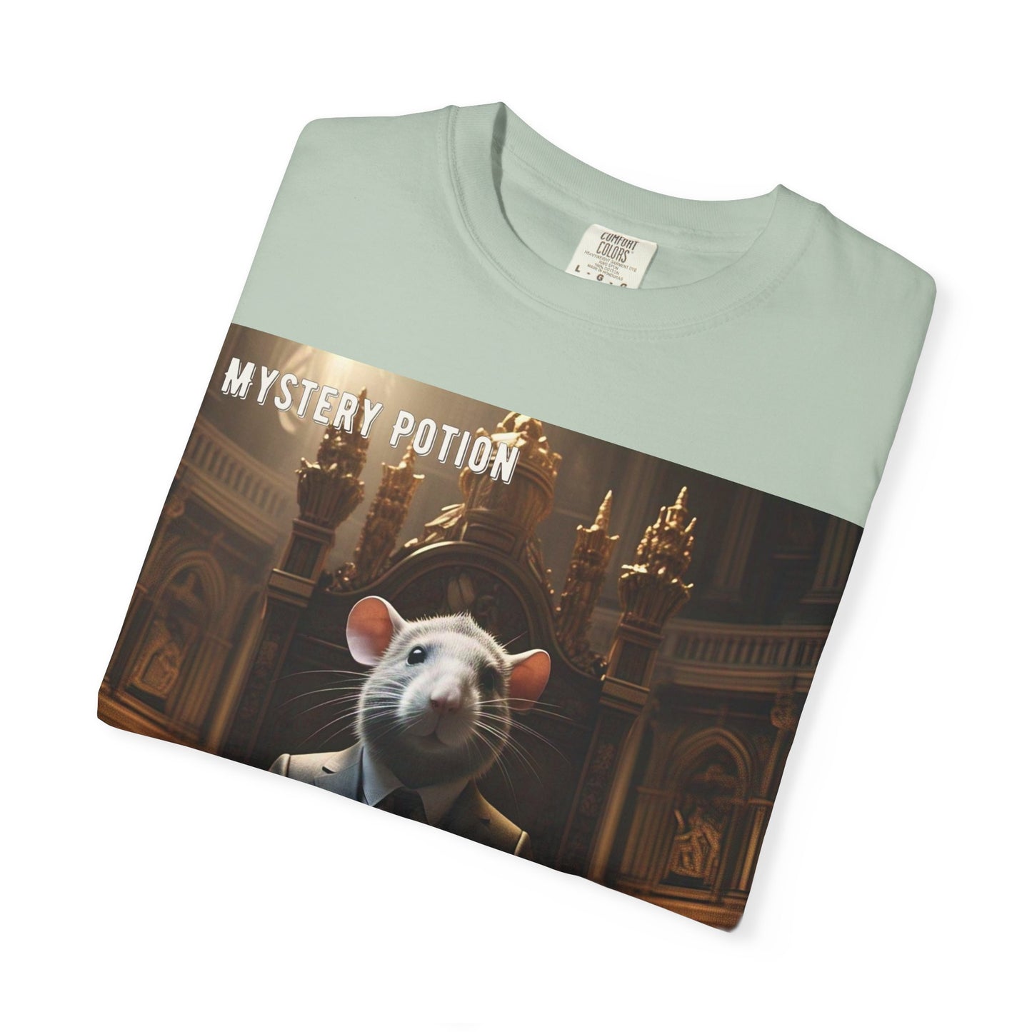 Mystery Potion Funny Unisex T-Shirt, Gift for Animal Lovers, Quirky Tee, Unique Graphic Shirt, Perfect for All Occasions