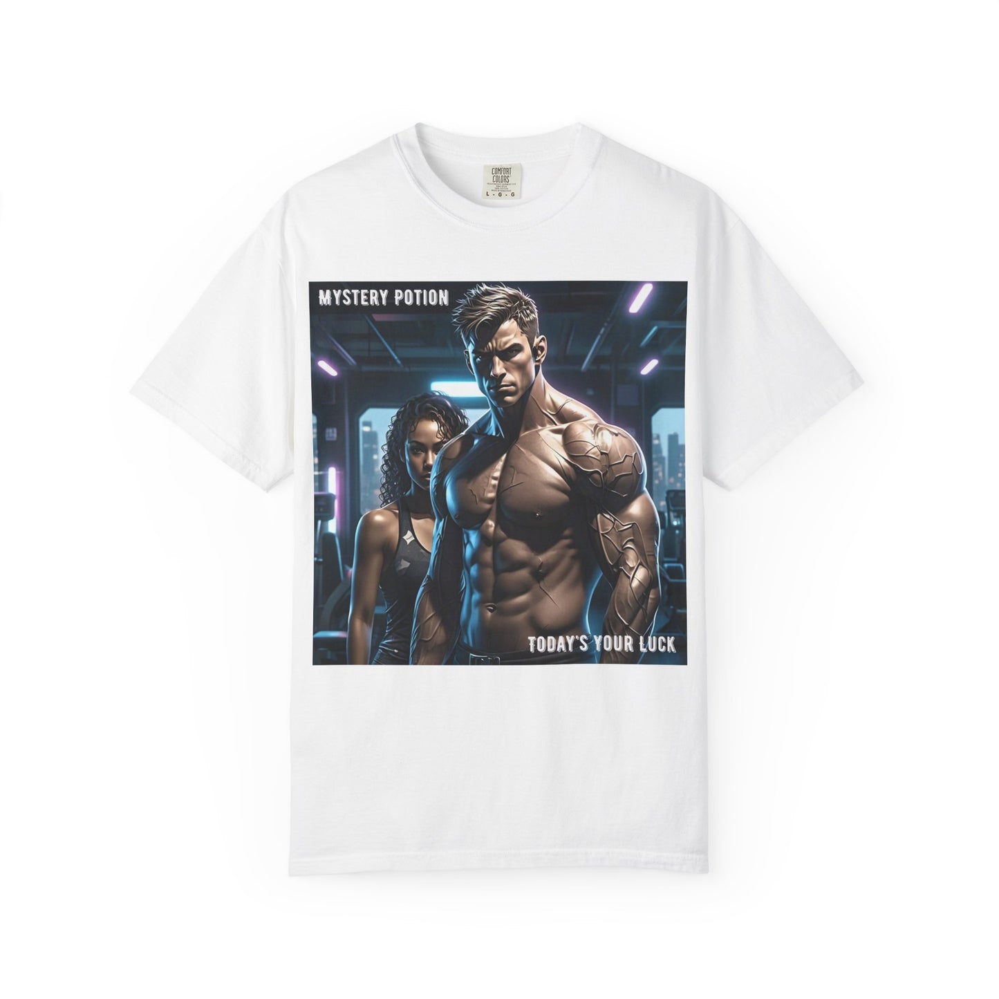 Mystery Potion Graphic T-Shirt - Unisex Casual Wear, Fitness Gift, Trendy Tee, Gamer Apparel, Everyday Style