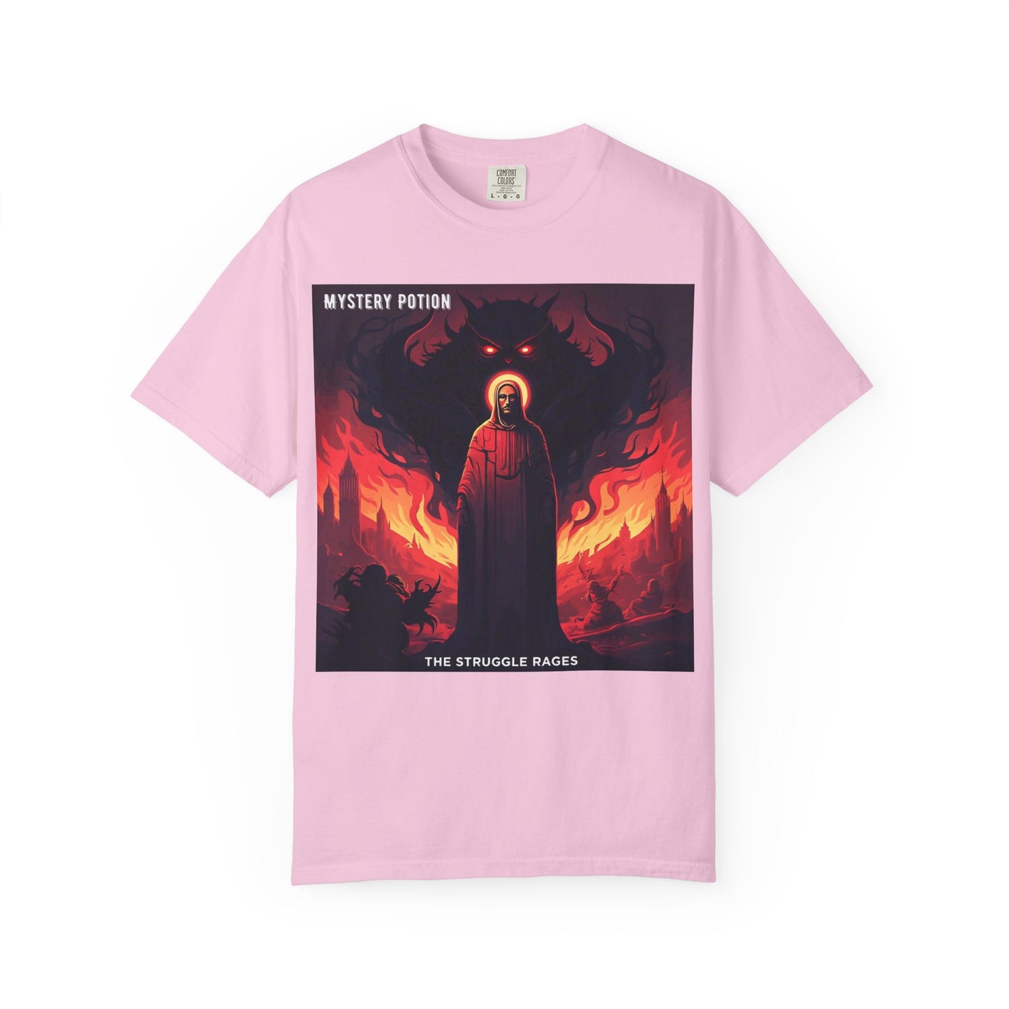 Mystical Struggle Graphic Tee - Perfect for Fans of Fantasy, Unique Gift, Casual Wear, Unisex T-shirt, Graphic Art Clothing