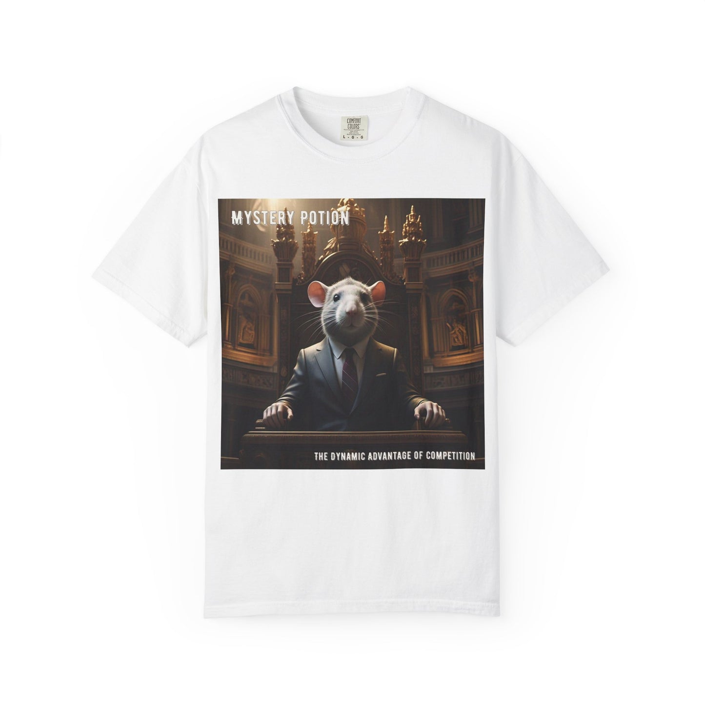 Mystery Potion Funny Unisex T-Shirt, Gift for Animal Lovers, Quirky Tee, Unique Graphic Shirt, Perfect for All Occasions