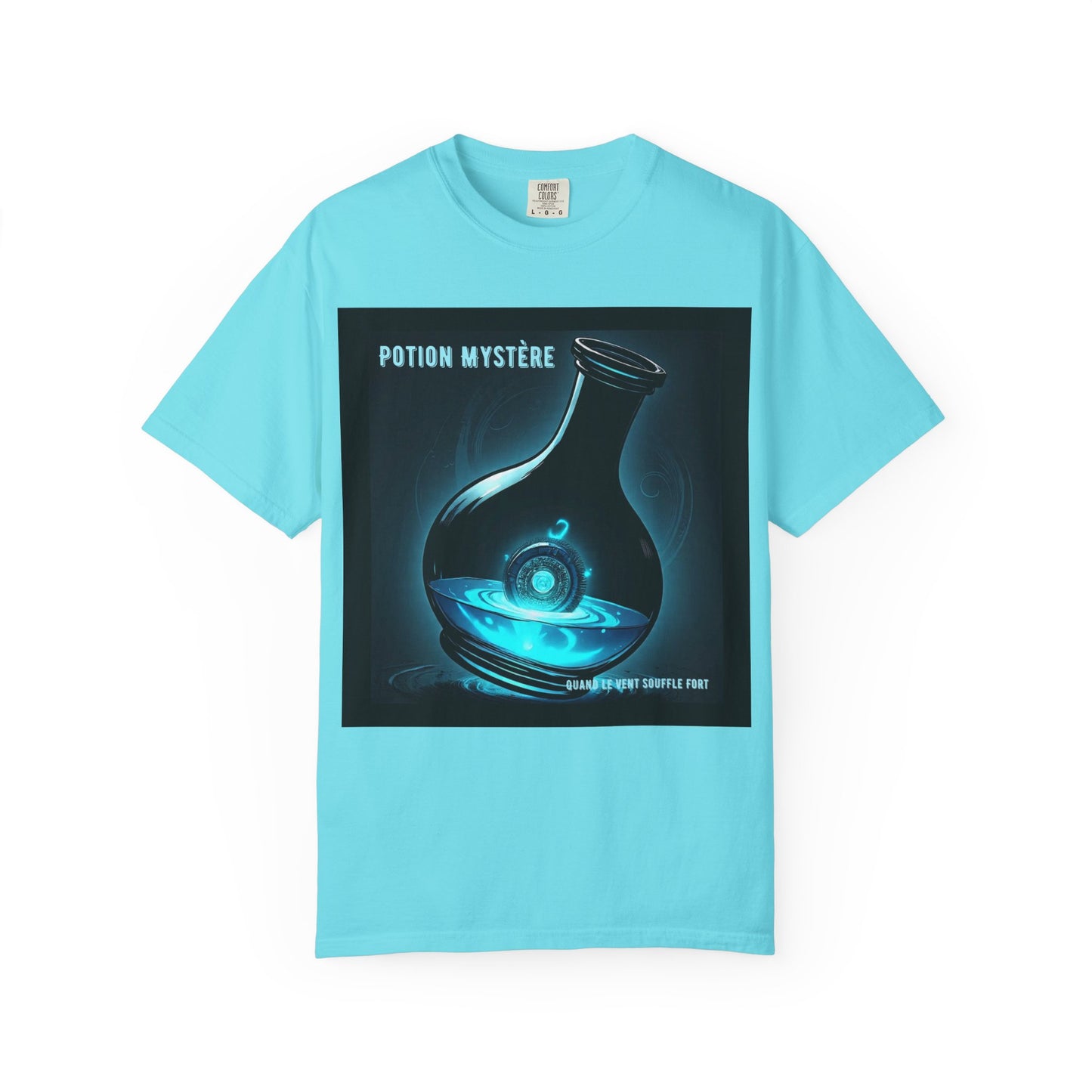 'Quand Le Vent Souffle Fort' par Potion Mystère, Mystery Potion T-Shirt, Unisex Graphic Tee, Magic Lab Shirt, Fantasy Apparel, Gift for Wizards and Witches