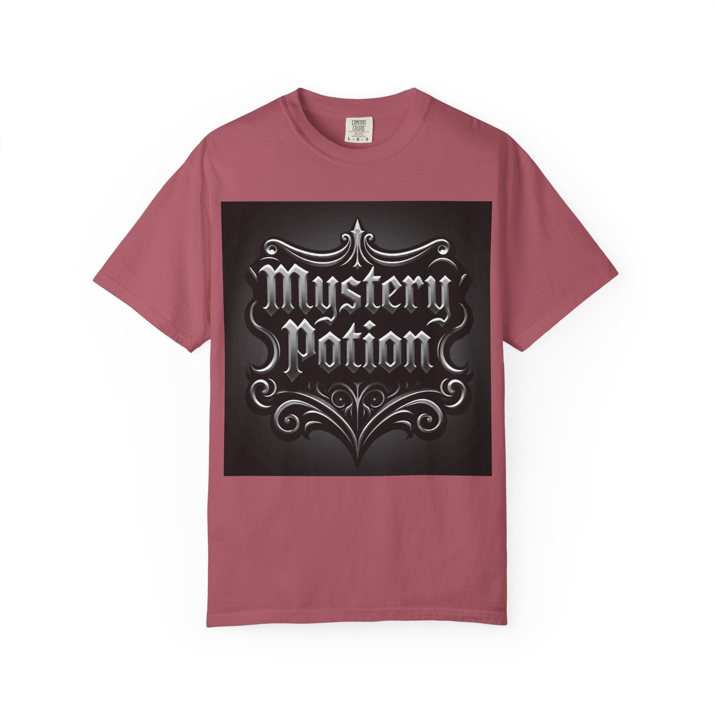 Mystery Potion Unisex Garment-Dyed T-shirt | Halloween Costume Shirt, Casual Wear, Themed Party Tee, Gift for Mystery Lovers