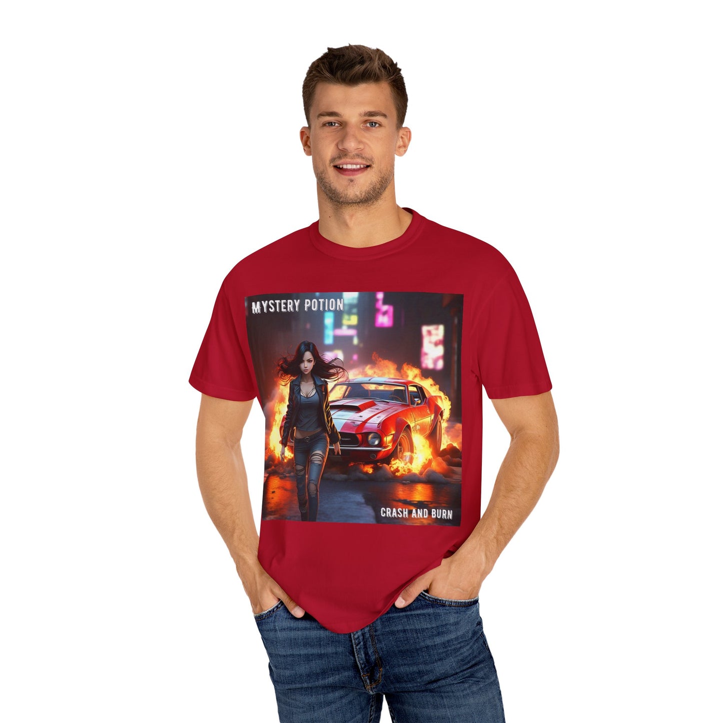 Mystery Potion Graphic Tee, Unisex Cool T-Shirt, Casual Wear, Gift for Gamers, Summer Festival Top