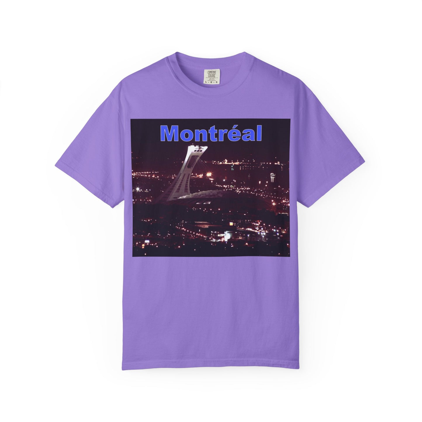 Montreal Night Skyline Unisex T-Shirt, City Love Tee, Travel Shirt, Gift for Her, Vintage Graphic Top