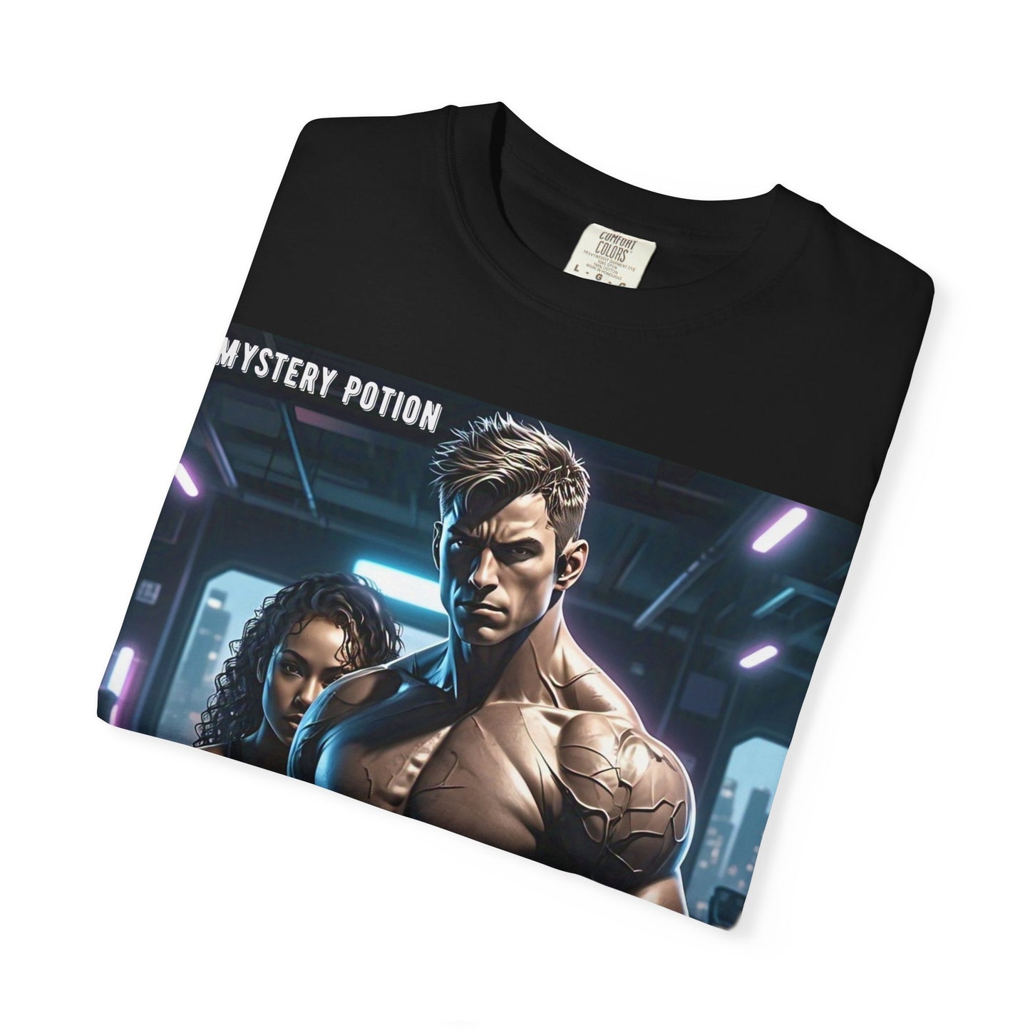 Mystery Potion Graphic T-Shirt - Unisex Casual Wear, Fitness Gift, Trendy Tee, Gamer Apparel, Everyday Style