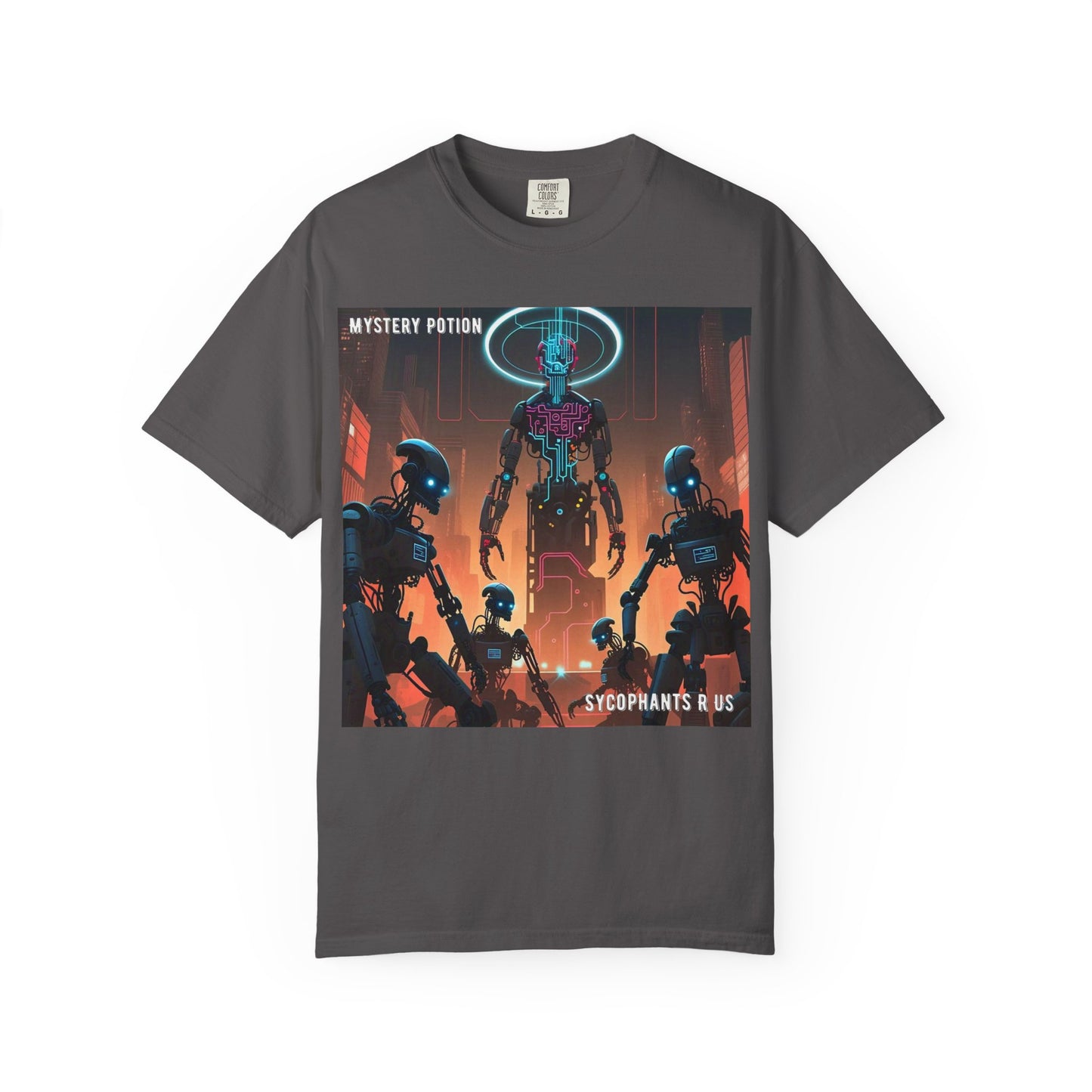 Retro Sci-Fi Graphic T-Shirt, Unisex Casual Tee, Cyberpunk Art Shirt, Gift for Nerds, Vintage Style Tee