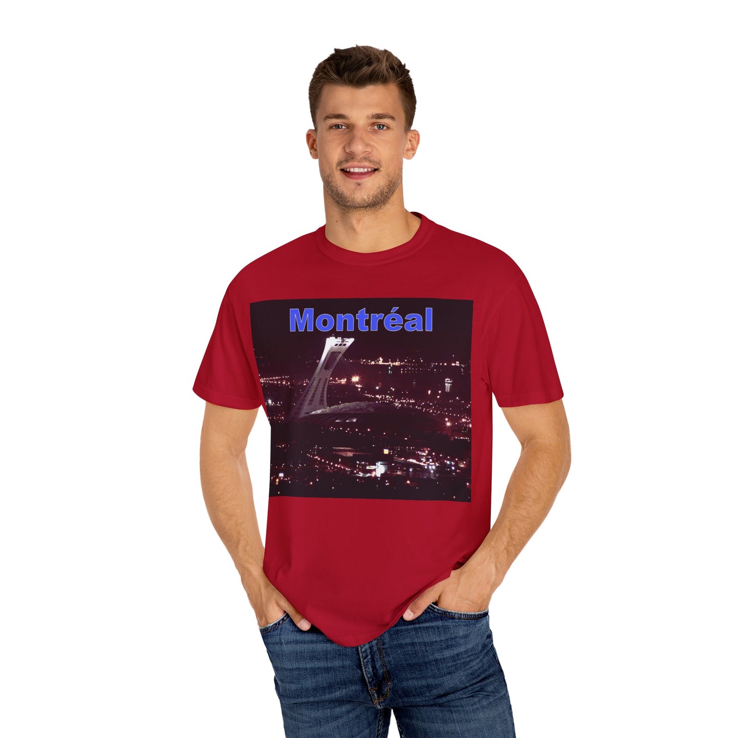 Montreal Night Skyline Unisex T-Shirt, City Love Tee, Travel Shirt, Gift for Her, Vintage Graphic Top