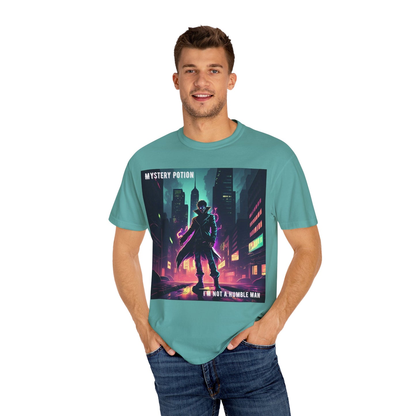 'I'm Not A Humble Man' Design, Mystery Potion Top Hit, Viral Musician's band T-shirt