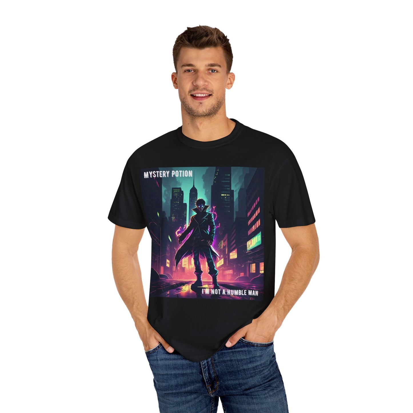 'I'm Not A Humble Man' Design, Mystery Potion Top Hit, Viral Musician's band T-shirt
