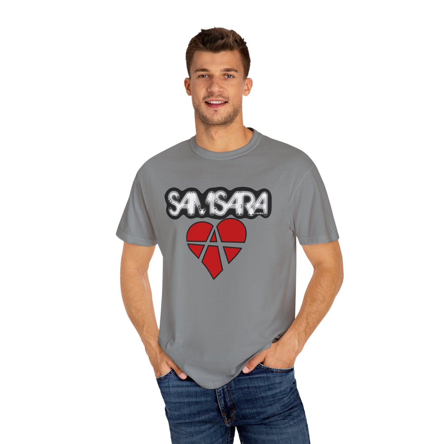 Samsara Unisex T-Shirt, Band Picture on back, Comfortable Graphic Shirt for Music Lovers, Perfect for Concerts, Gifts for Friends, Casual Wear, Street Style