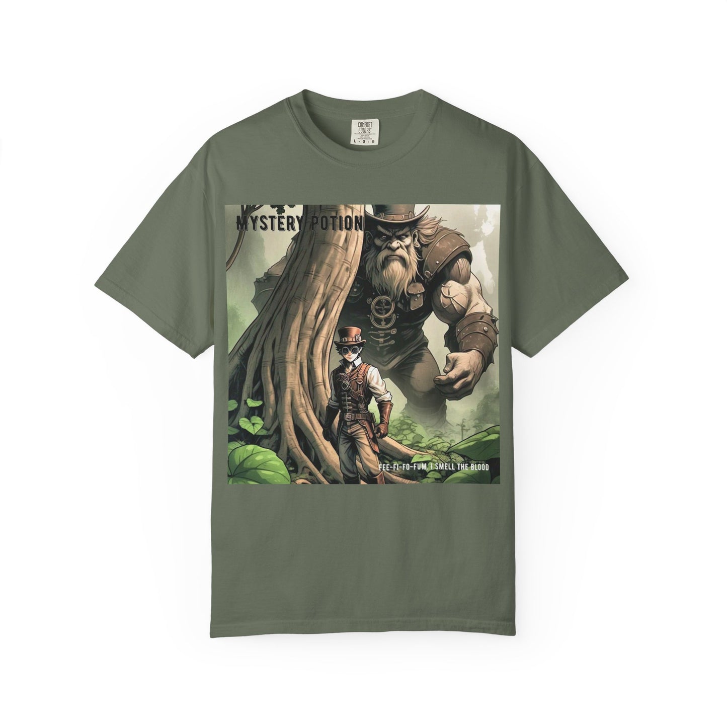 Mystery Potion Adventure T-Shirt, Fantasy Shirt, Unisex Graphic Tee, Gamer Gift, Nature Lover Gift, Cool T-Shirt for Events