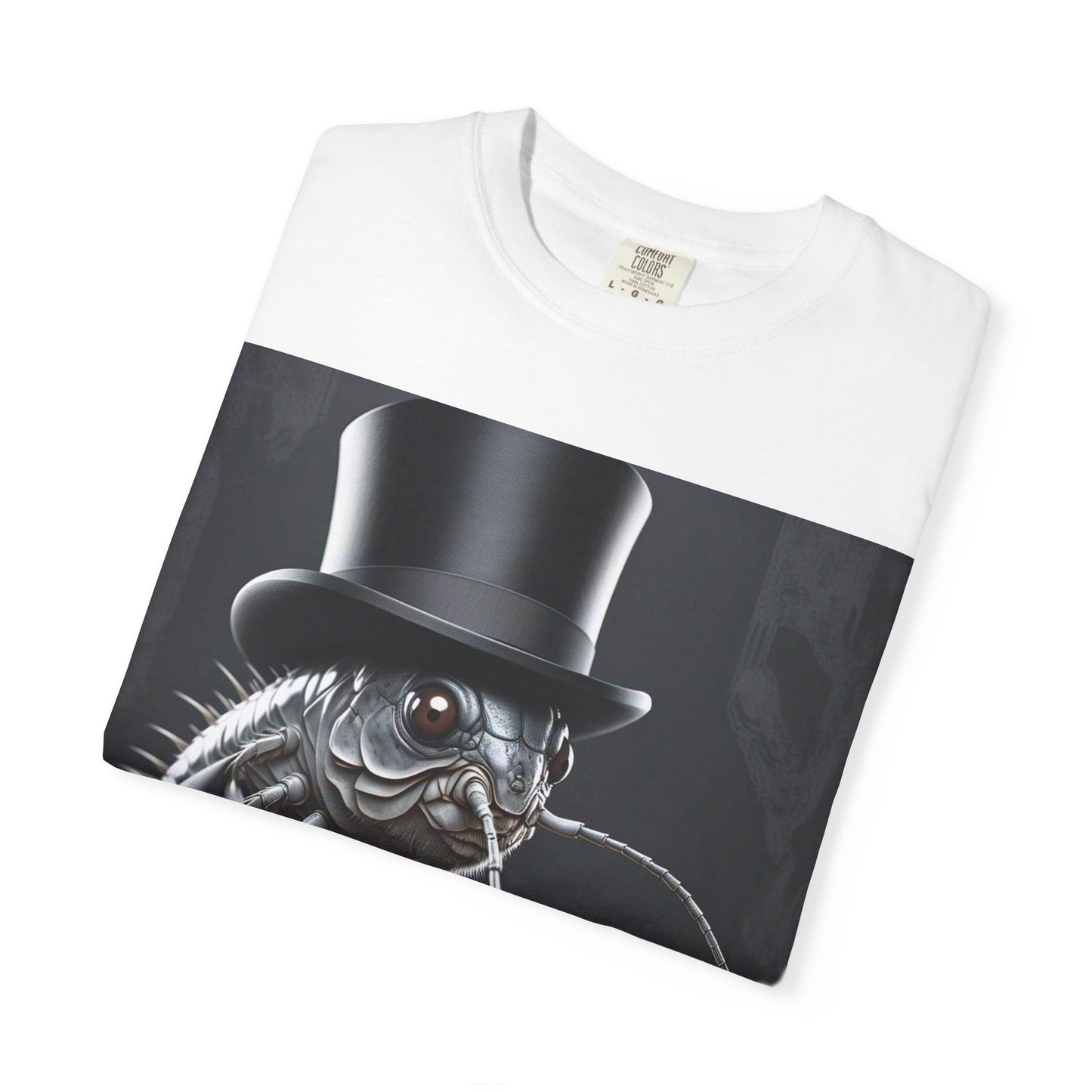 Whimsical Silver Fish Gentleman T-shirt | Fun Gift for Aquatic Lovers, Unique Humor Shirt, Casual Wear, Creative Outfit