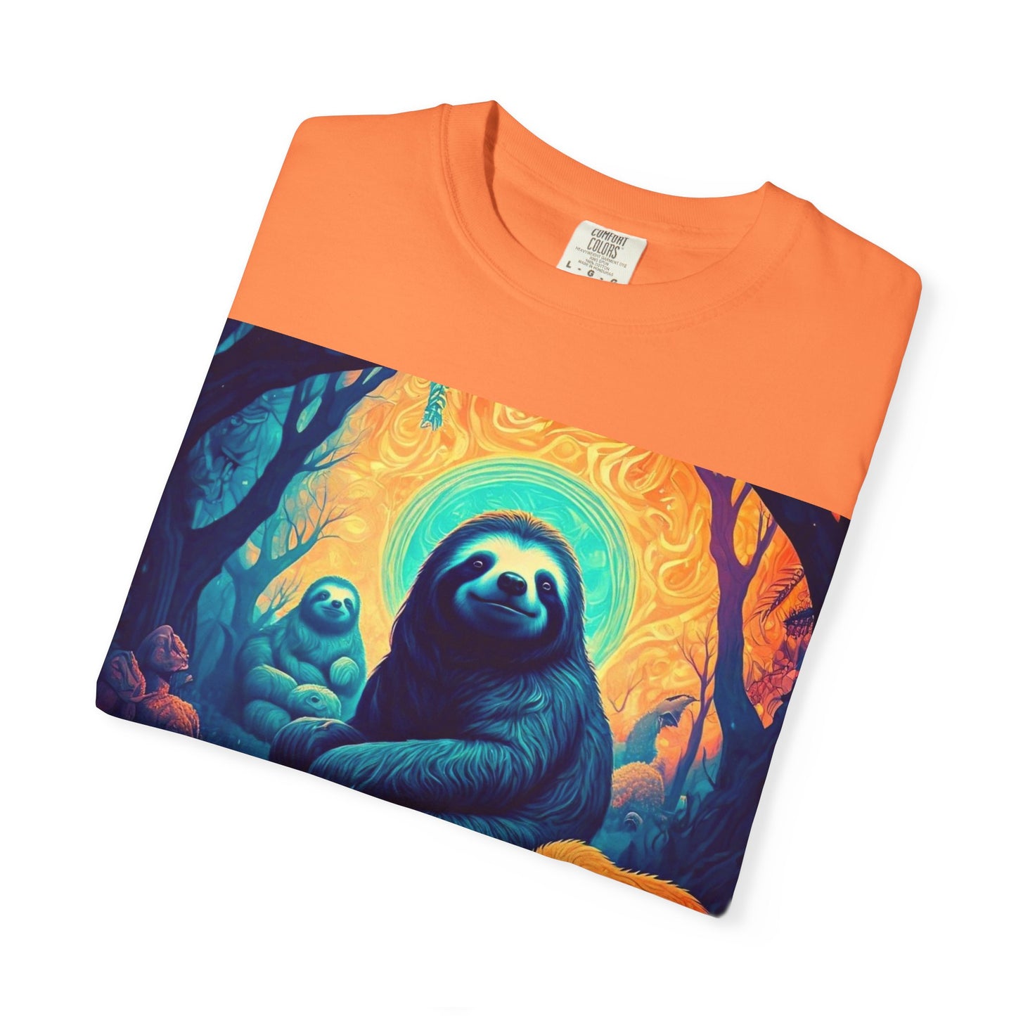 Vibrant Wildlife T-Shirt - Unisex Garment-Dyed Tee, Nature Lover Gift, Animal Art Shirt, Eco-Friendly Fashion, Summer Essentials