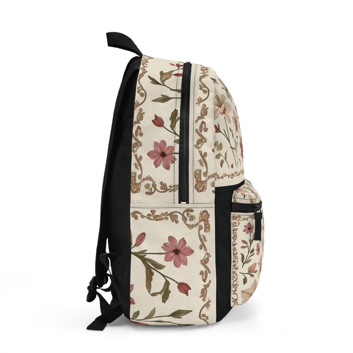 Floral Print Backpack, Boho Chic Bag, Versatile School & Travel Backpack, Gift for Students, Vintage Style Rucksack, Nature-Inspired [...]