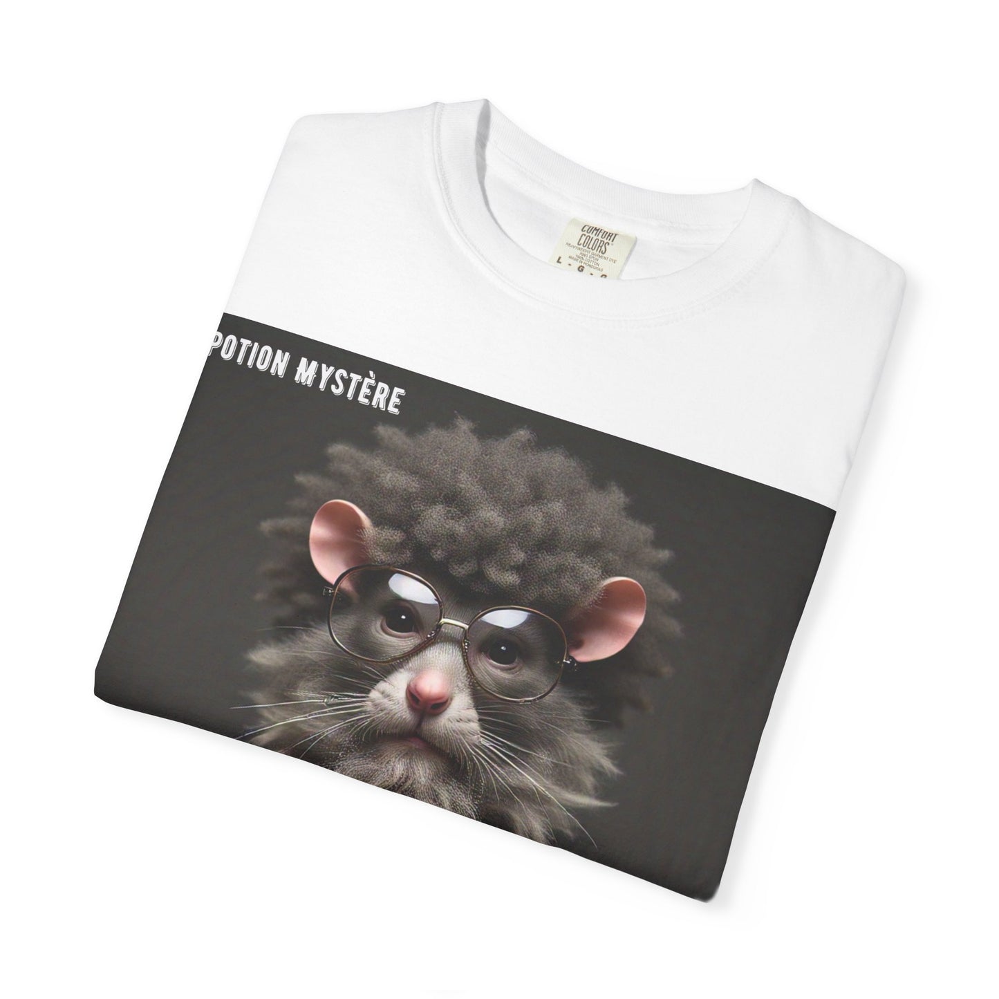 Doc Mailloux by Potion Mystère, Rat Graphic T-Shirt, Unisex Funny Tee, Gift for Animal Lovers, Unique Vintage Style Clothing, Statement Tee for Parties