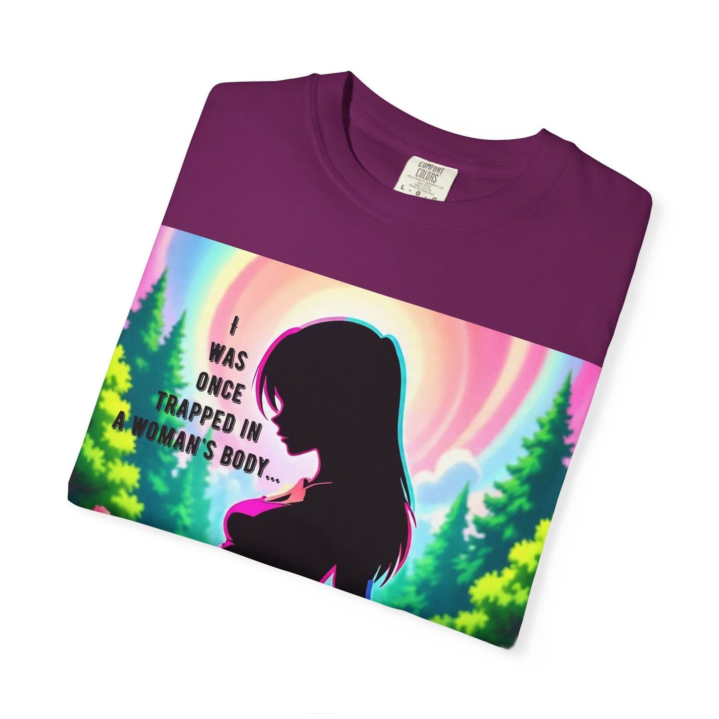 Maternity T-Shirt: I Was Once Trapped in Mom's Body, Pregnancy Gift, Baby Shower Shirt, Unisex Tee for Moms, Expecting Mothers