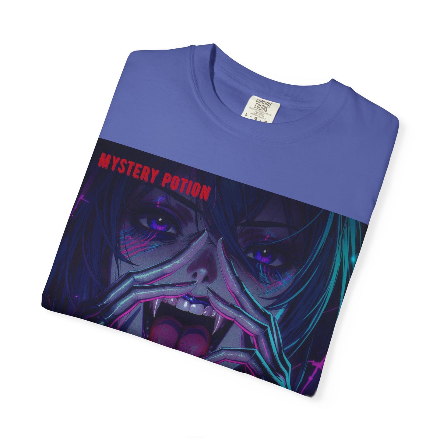 'Beneath The All-Mocking Tongue' by Mystery Potion Unisex Garment-Dyed T-shirt