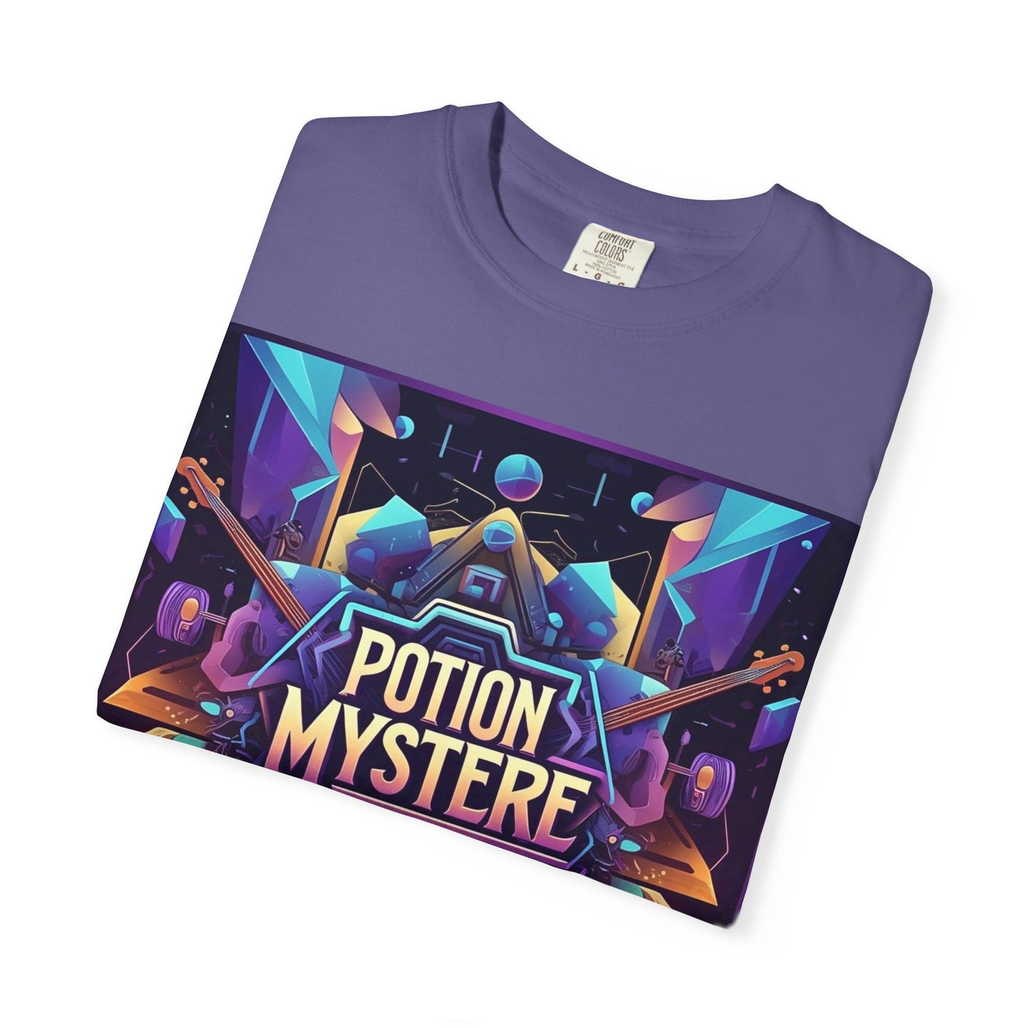 Potion Mystere Graphic Tee, Artistic Unisex Shirt, Handmade Gift, Festival Apparel, Unique Art T-shirt