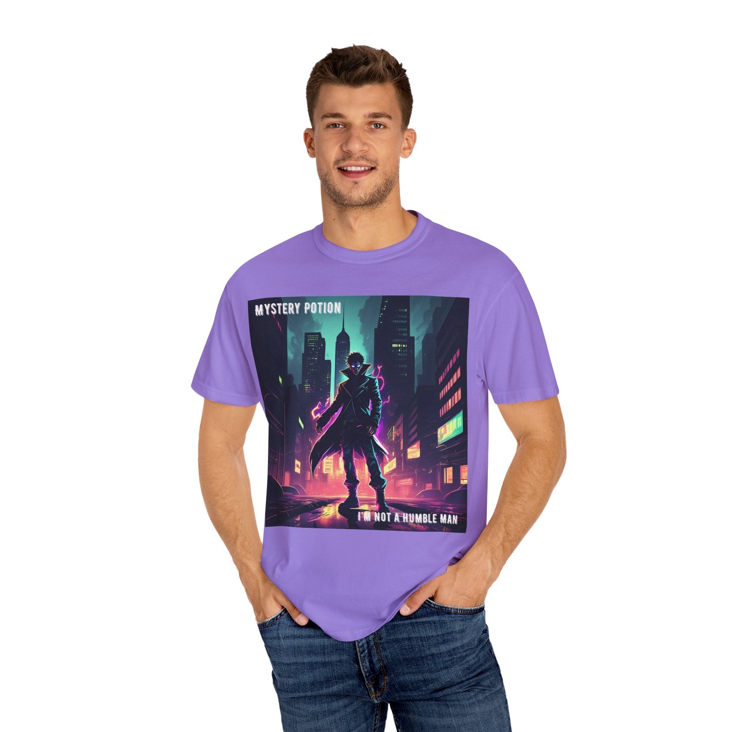 'I'm Not A Humble Man' Design, Mystery Potion Top Hit, Viral Musician's band T-shirt