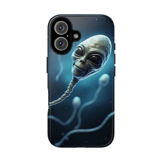 Alien Themed Phone Case | Tough Cases | Cool Phone Cover, Gifts for Sci-Fi Lovers, Unique Phone Accessories, Space Aesthetic