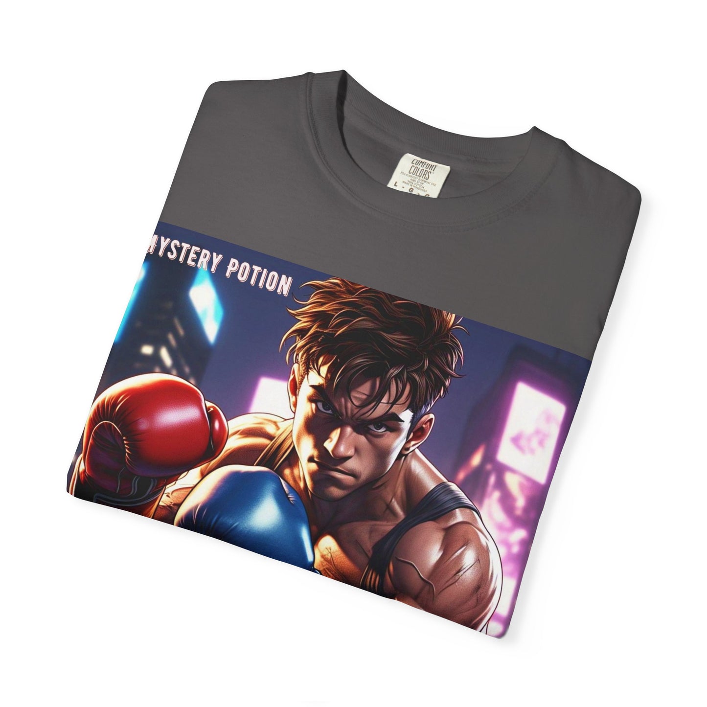 'One Ton Punch' by Mystery Potion, Boxer T-Shirt, Unisex Graphic Tee, Gift for Gamers, Vintage Style Shirt, Cool Casual Wear, Streetwear Fashion