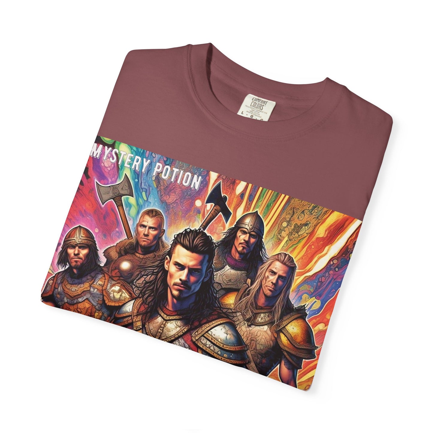 Viking-Themed Unisex T-Shirt, Adventure T-Shirt, Gaming Shirt, Mythology Tee, Fantasy Gift, Mystery Potion Shirt