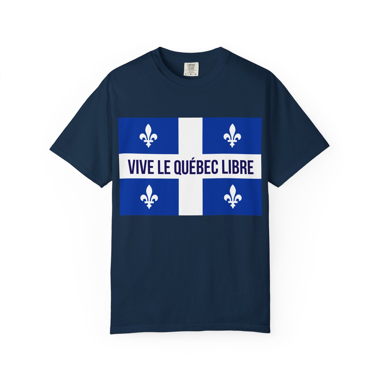 Vive le Québec Libre T-Shirt, Unisex Garment-Dyed Tee for Patriotic Celebrations, Canadian Pride Shirt, Quebec Independence Day [...]