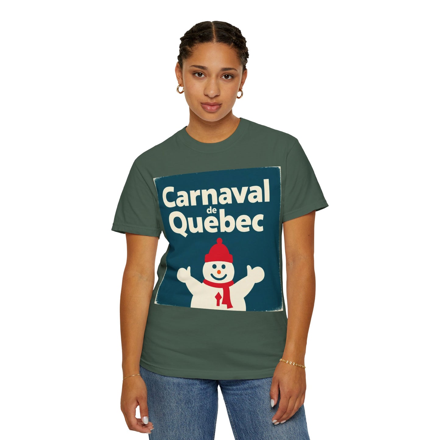 Quebec Carnaval Unisex T-Shirt, Winter Festival Tee, Handmade Vacation Souvenir, Holiday Gift Apparel, Quebec Celebration Shirt